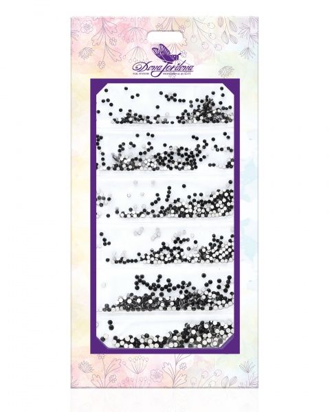 Стразы Dona Jerdona черные №3