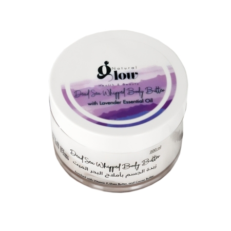 Natural Glow, Взбитое масло Мертвого моря для тела с эфирным маслом лаванды, 200 мл Natural Glow, Взбитое масло Мертвого моря для тела с эфирным маслом лаванды, 200 мл