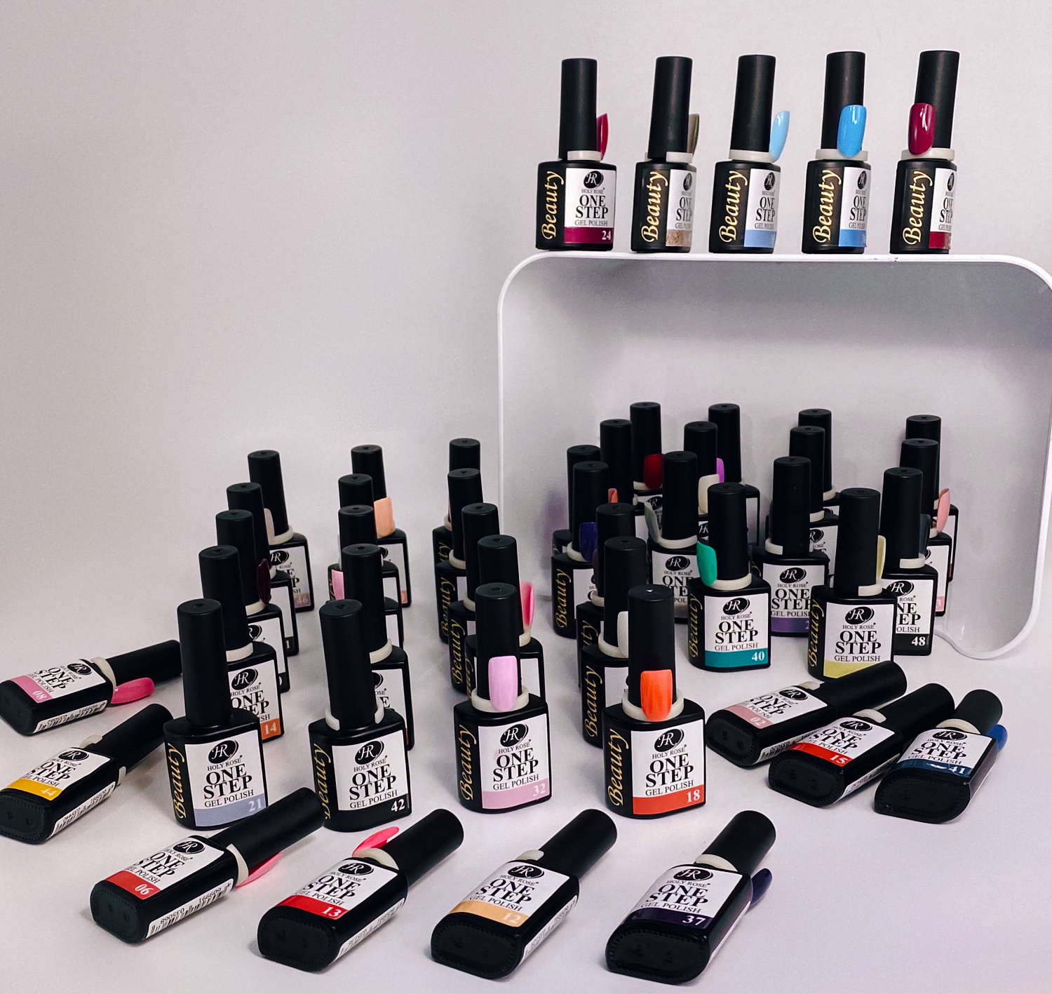 Однофазный гель-лак Holy Rose Beauty для ногтей One-Step №01