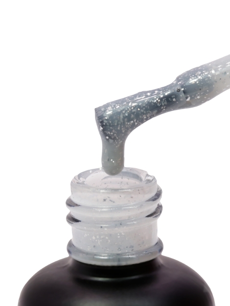 Каучуковая база Dona Jerdona для ногтей Potal Base №8 серебристо-серый 10 мл