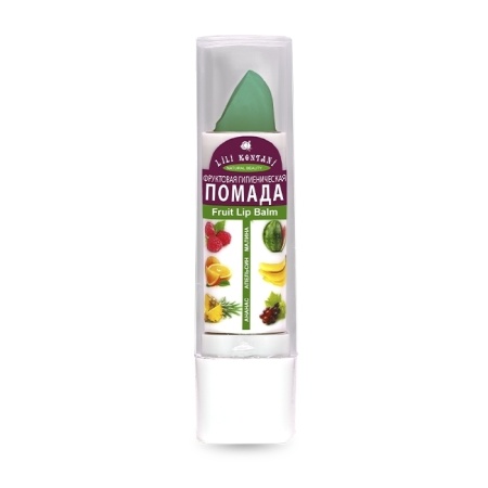 Фруктовая гигиеническая помада Lili Kontani для губ LipStick яблоко 3.8 гр