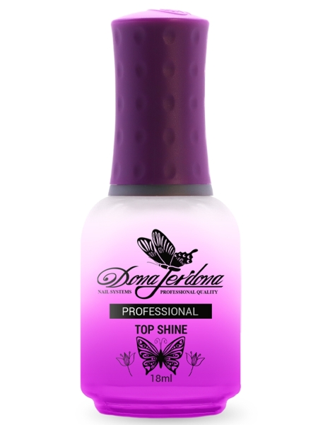 Быстросохнущее защитное покрытие Dona Jerdona "Top Shine" 18 мл