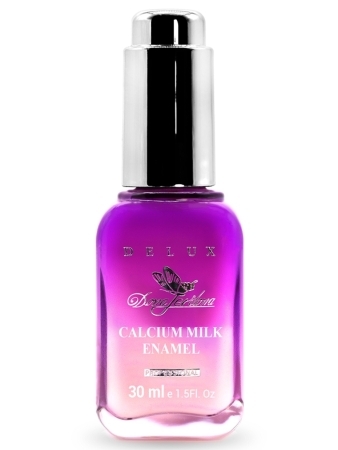 Лечебный лак против слоящихся ногтей с кальцием Calcium Milk Enamel 30 мл