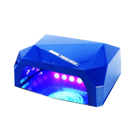 Гибридная лампа CCFL/LED для маникюра 36 Вт, синяя