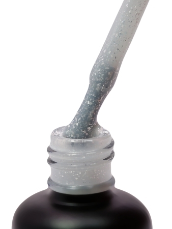 Каучуковая база Dona Jerdona для ногтей Potal Base №8 серебристо-серый 10 мл