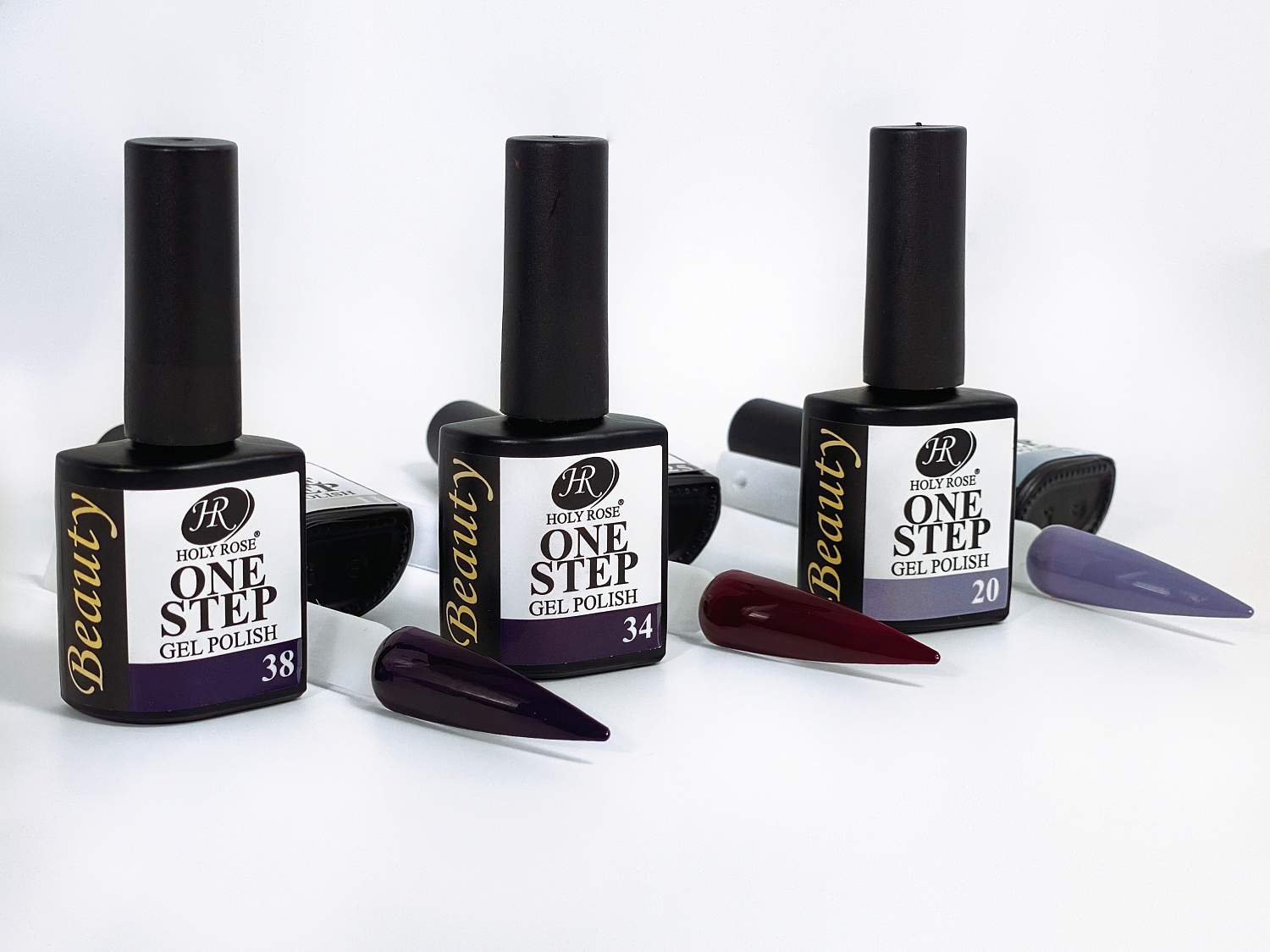 Однофазный гель-лак Holy Rose Beauty для ногтей One-Step №01