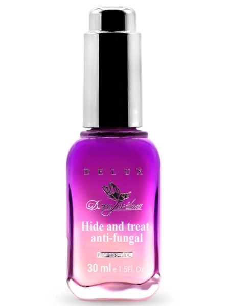 Лечебный лак Dona Jerdona против грибка на ногтях рук и ног Hide and treat anti-fungal 30 мл