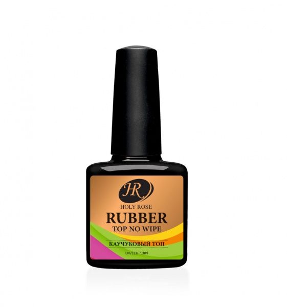 Holy Rose, Каучуковый топ без липкого слоя "Rubber Top No Wipe" №907, 7.3 мл Holy Rose, Каучуковый топ без липкого слоя "Rubber Top No Wipe" №907, 7.3 мл