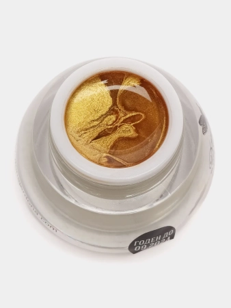 Гель-краска Паутинка Dona Jerdona для дизайна ногтей, золото, 10 гр