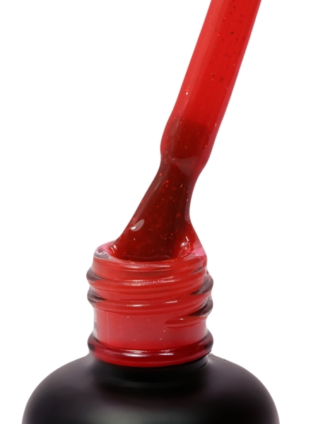 Каучуковая база Dona Jerdona для ногтей Potal Base №12 малиновый 10 мл