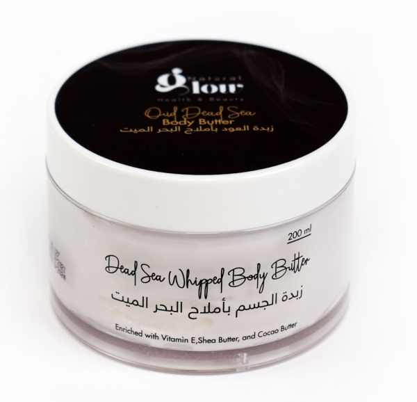 Natural Glow, Взбитое масло Мертвого моря для тела, 200 мл