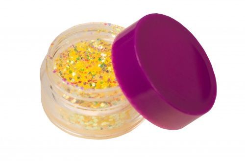 Пайетки с глиттером Dona Jerdona ярко-желтые Пайетки с глиттером Dona Jerdona ярко-желтые