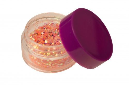 Пайетки с глиттером Dona Jerdona бледно-оранжевые Пайетки с глиттером Dona Jerdona бледно-оранжевые