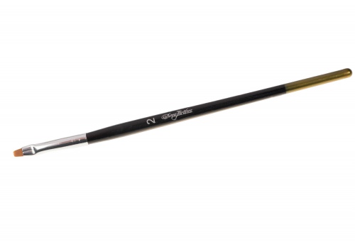 Dona Jerdona, Кисть для геля в тубе №02, черная Dona Jerdona, Кисть для геля в тубе №02, черная