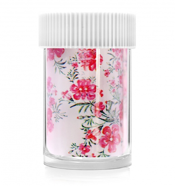 Фольга для дизайна ногтей Dona Jerdona Голография №27, алый цветок, 90 см Фольга для дизайна ногтей Dona Jerdona Голография №27, алый цветок, 90 см