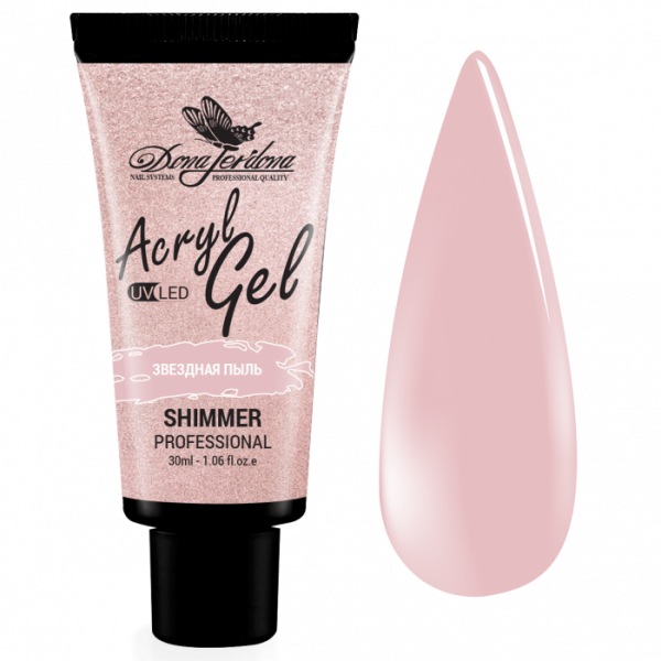Акригель Dona Jerdona (Полигель) с Шиммером Звездная пыль, 30 мл Акригель Dona Jerdona (Полигель) с Шиммером Звездная пыль, 30 мл